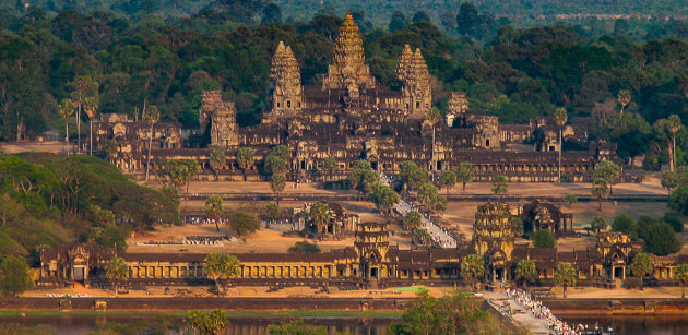 Avondpanorama Angkor
