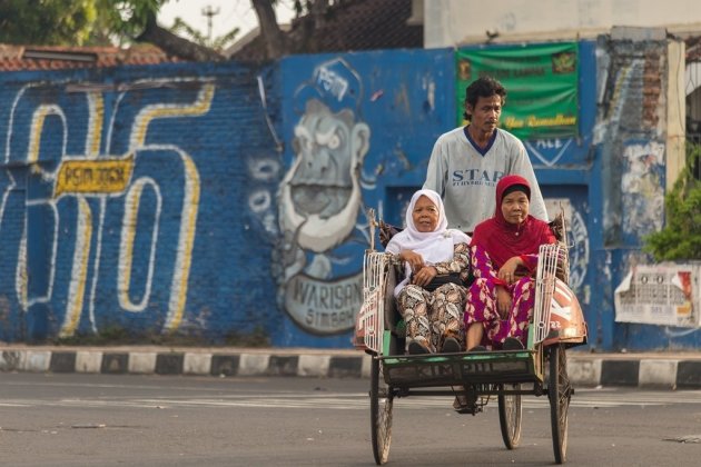 Becak in Yogyakarta