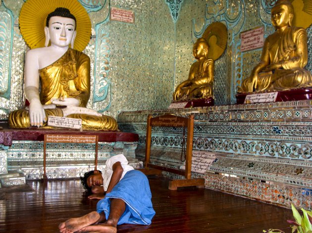 Slapen bij Boeddhas