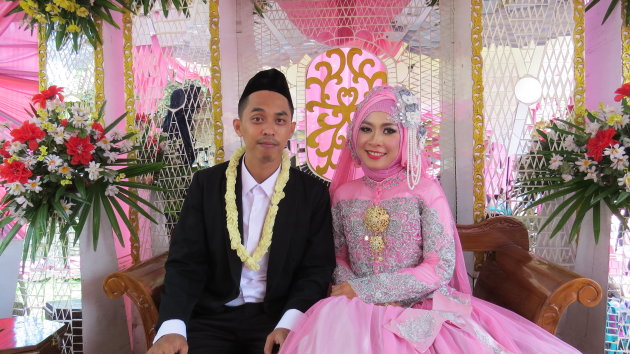 Javaanse bruiloft op het platteland