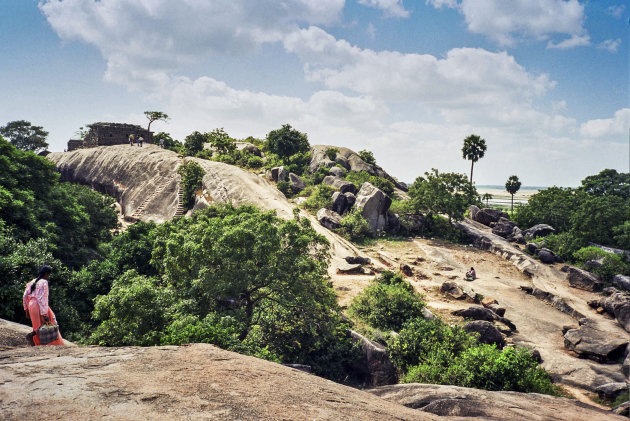 Rotsen bij Mahabalipuram