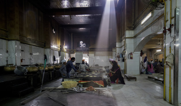 Keuken Sikh tempel Dehli