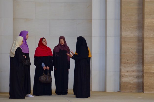 Women at Sheikh Zayed Mosque (Grand Mosque)