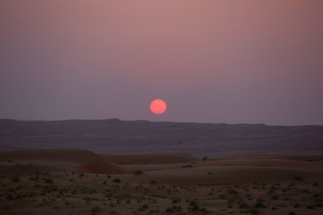 Zonsondergang Woestijn