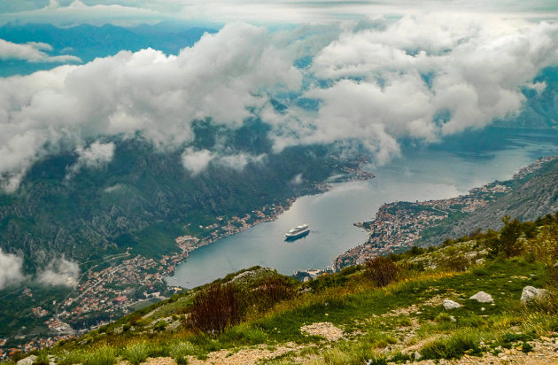 Panorama baai van Kotor