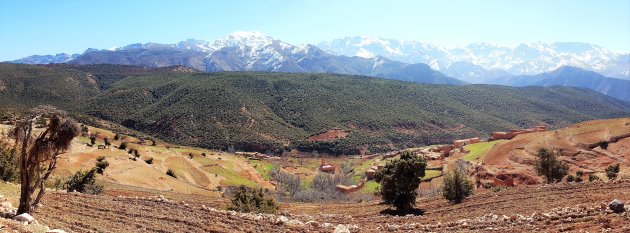 Ourika vallei in de Hoge Atlas 