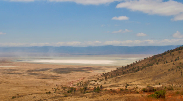 Zoutvlakte Ngorongoro-krater