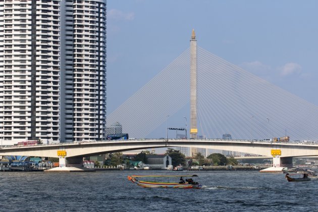 Chao Praya rivier in Bangkok