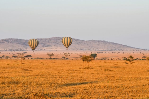 Serengeti vanuit de lucht