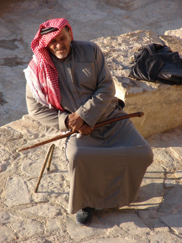 Jordaniër in Jerash
