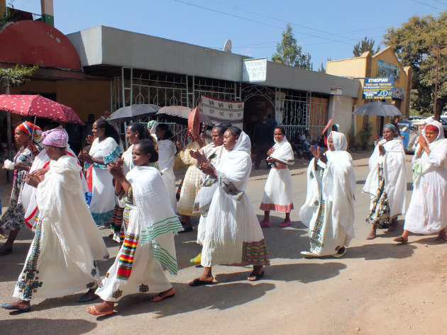 Timkat processie