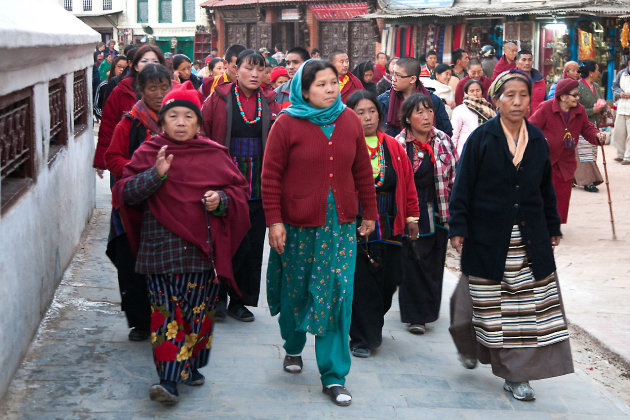 Rondgang tijdens Tibetaans Nieuwjaar