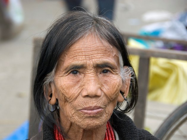 Dorpsvrouw in Pasighat