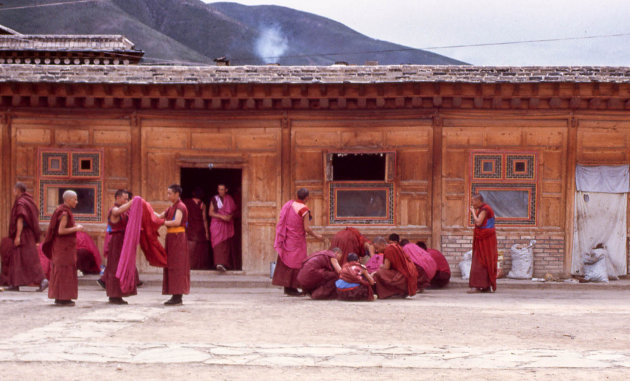 Pauze in Xiahe