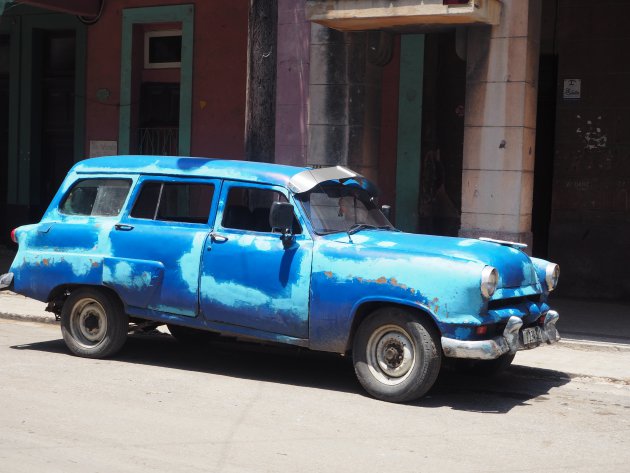 Hoe lang blijft dit beeld nog bestaan in Havanna...