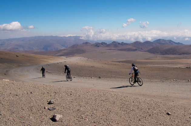 Mountainbiken vanaf Chimborazo 