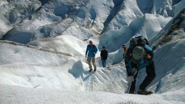 Maak en minitrip op de Perito Morenogletscher in Patagonie, Argentinie