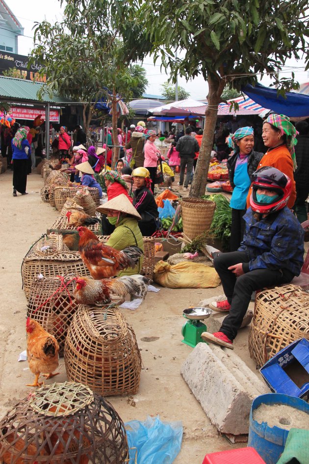 Markt in Tam Duong