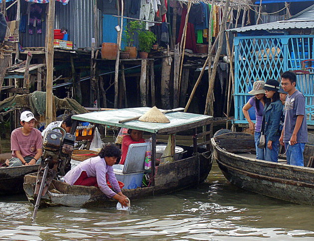Wassen in de Mekong