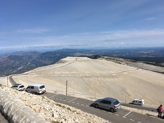 Uitzicht vanaf de Mt. Ventoux