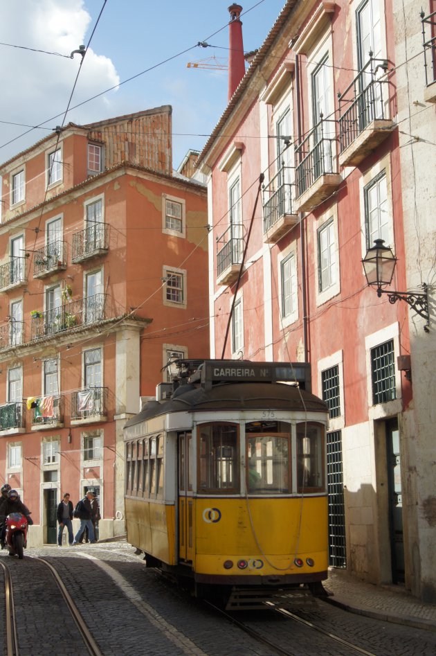 Portugees trammetje in Lissabon