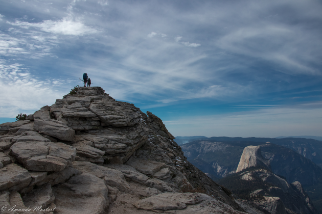 Zicht over Yosemite N.P. vanaf een andere kant en hoogte