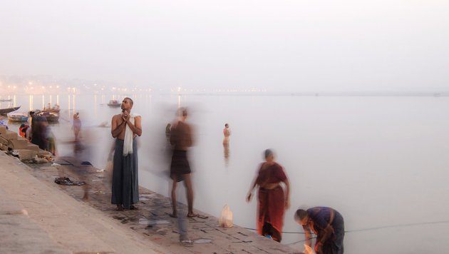 Badritueel in Varanasi