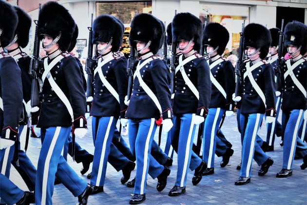 Parade der tinnen soldaatjes