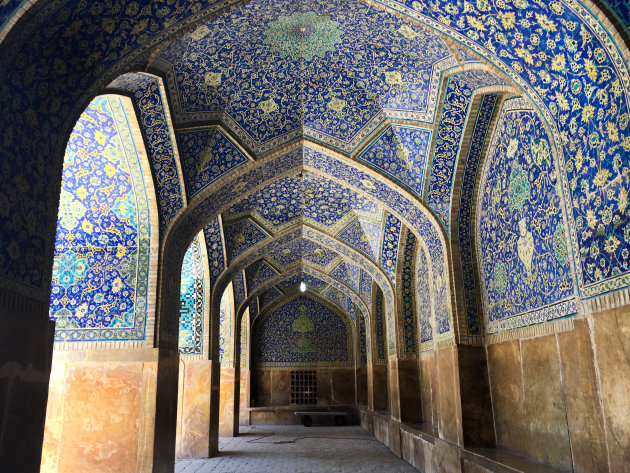 Bezoek aan de Moskee van de Shah
