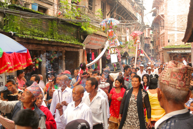 Gai Jatra festival in Bhaktapur