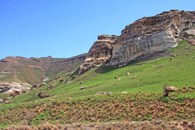 Tussen Lesotho en Drakensbergen