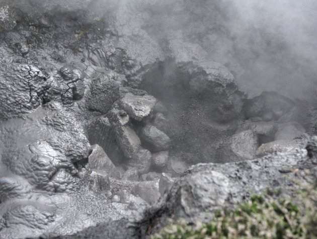 Pruttelende modder vulkanische activiteit Furnas 