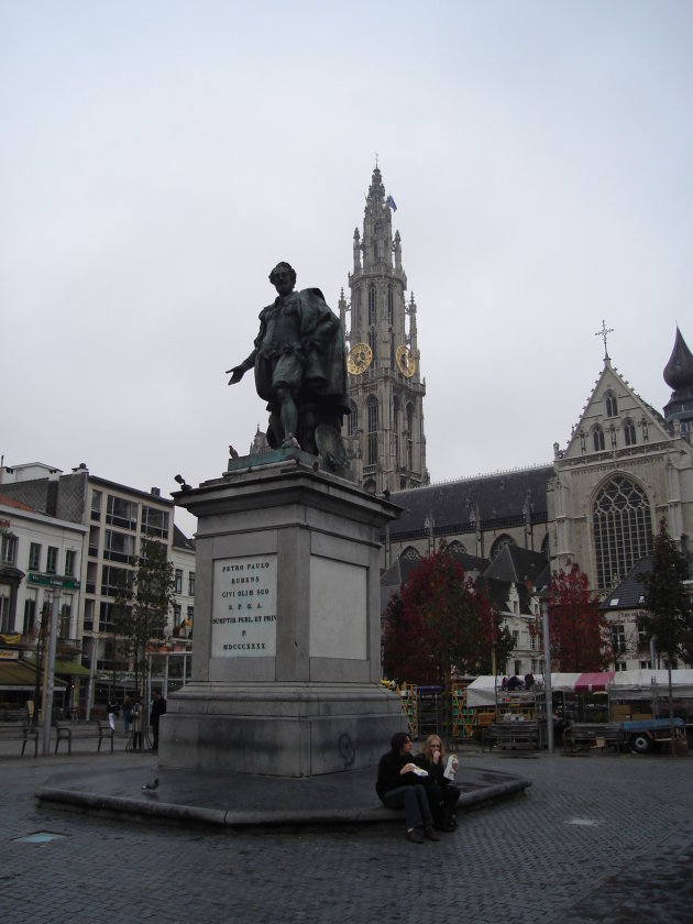 Standbeeld Rubens in Antwerpen 
