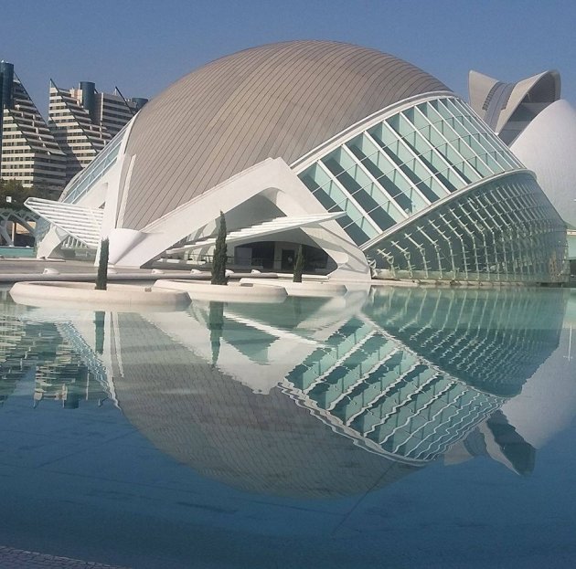 Een van de gebouwen van de beroemde architect Santiago Calatrava uit Valencia