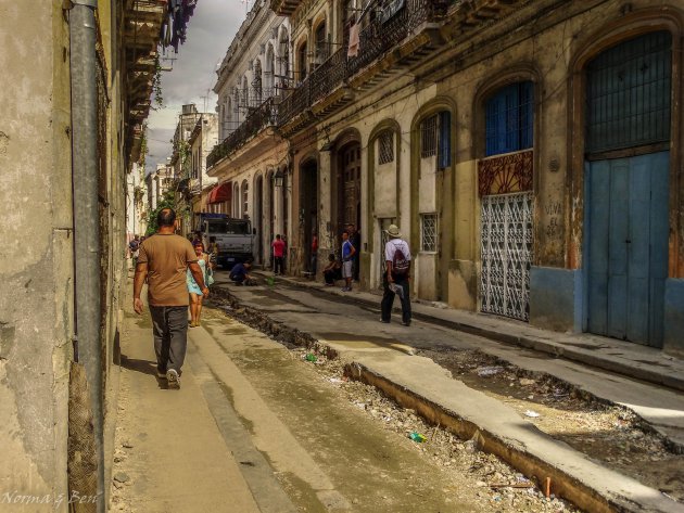 Oude huizen van Havana