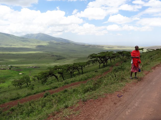 Op bezoek in de achtertuin van de Masai
