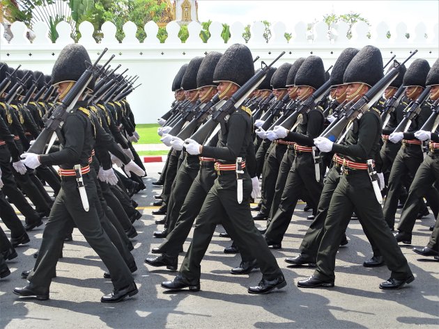 Parade garde regimenten.