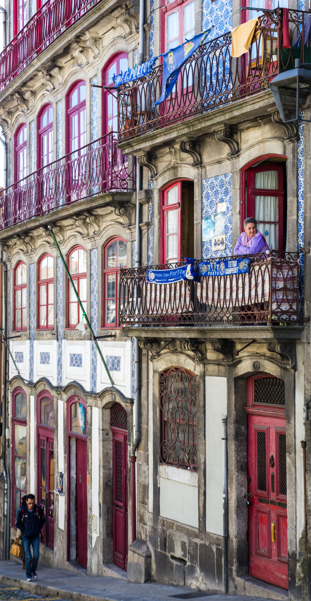 De balkonnetjes van Porto