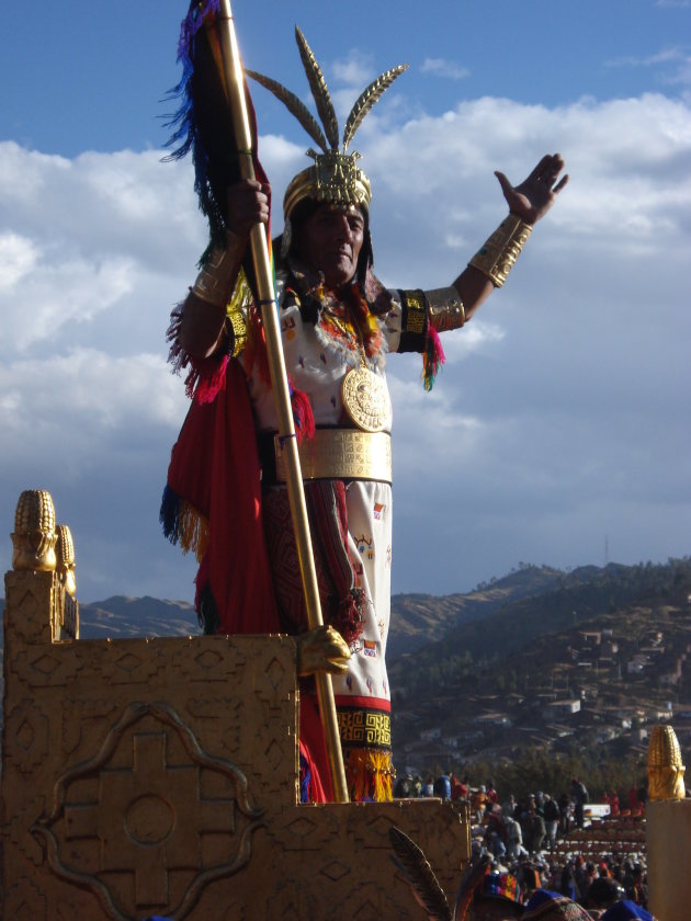 De Inca tijdens Inti Raymi