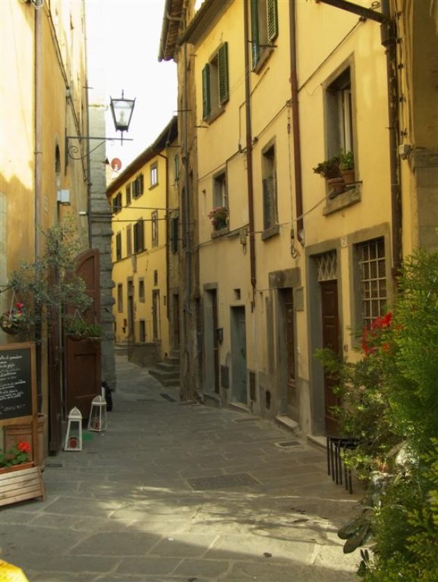 Straatje in Cortona