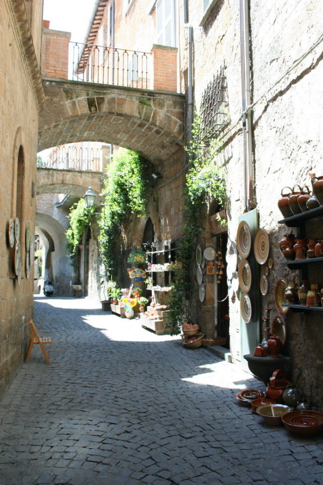 straat in Orvieto