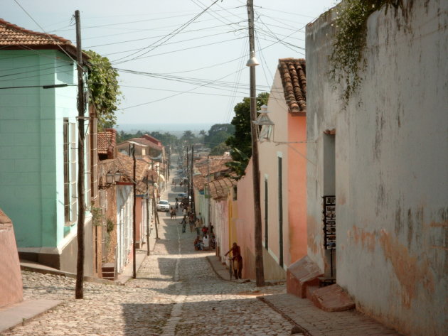 Oude straten in Trinidad, Cuba