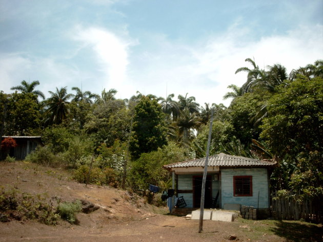 Huis op het platteland bij Baracoa, Cuba