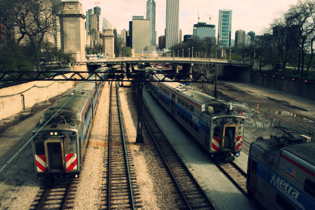 Treinen in Chicago