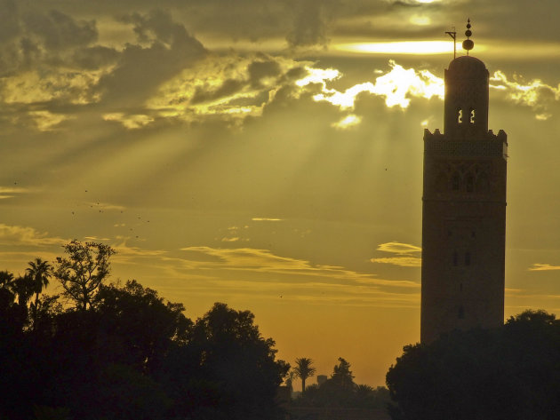 Zonsondergang Marrakech