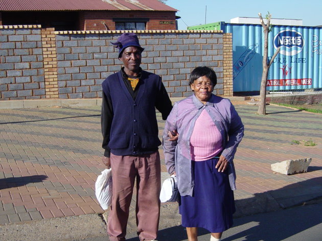 Opa en oma in Pretoria