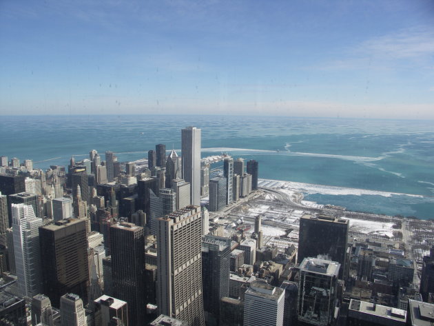 Uitzicht op Chicago