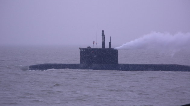 Russische onderzeeër in de Finse Golf