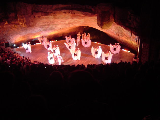 mexicaanse folklore in de grotten