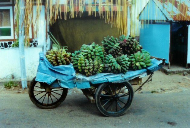 1997: Sumatra: bananentransport.
